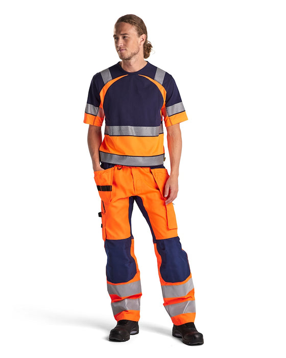 HI-VIS TROUSERS WITH STRETCH