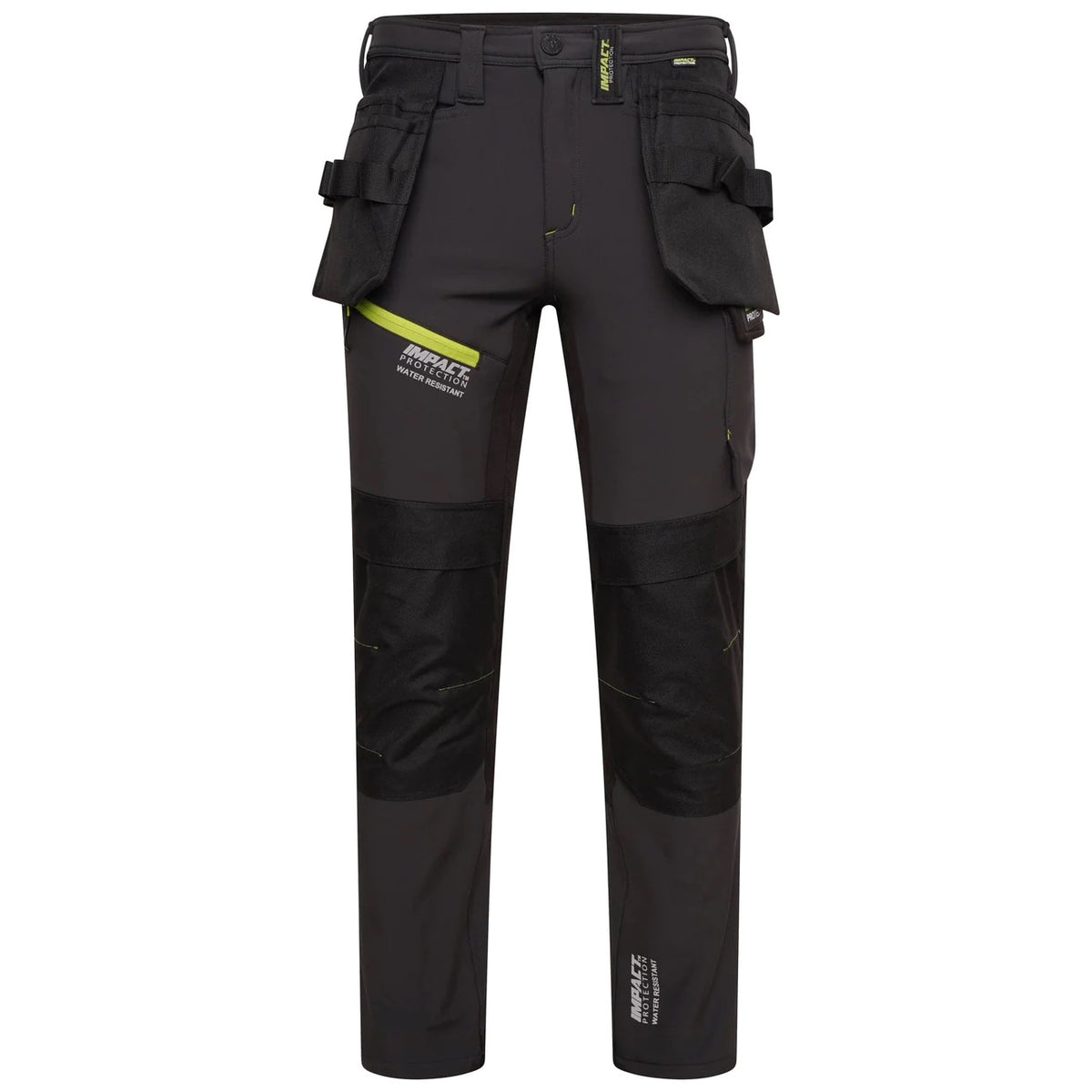 Professional Tactical Threads Strategic Men s Softshell Workwear Trousers Grey