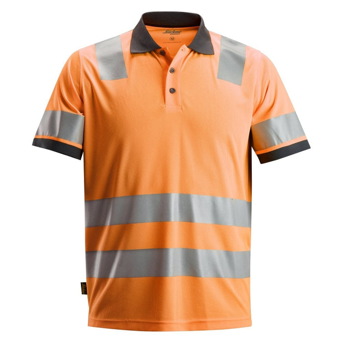 SNICKERS 2730 High-Vis, Class 2 Polo Shirt Hi-Vis Orange (5500)